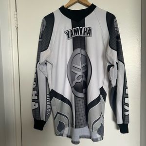 vintage yamaha long sleeve biker shirt